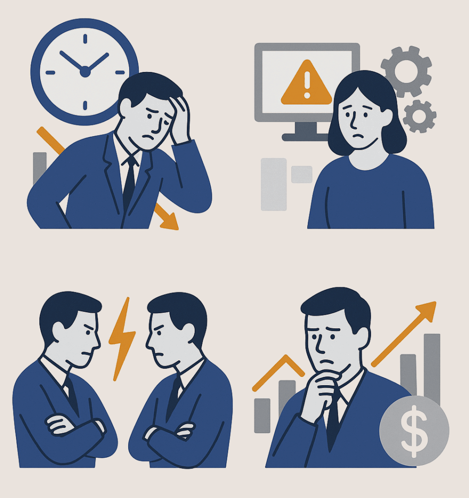 Problèmes en entreprise